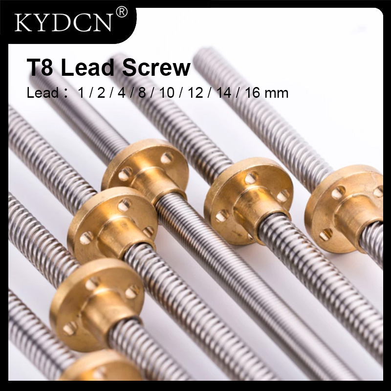 Lead Screw 8Mm - Tornillo trapezoidal de acero inoxidable T8