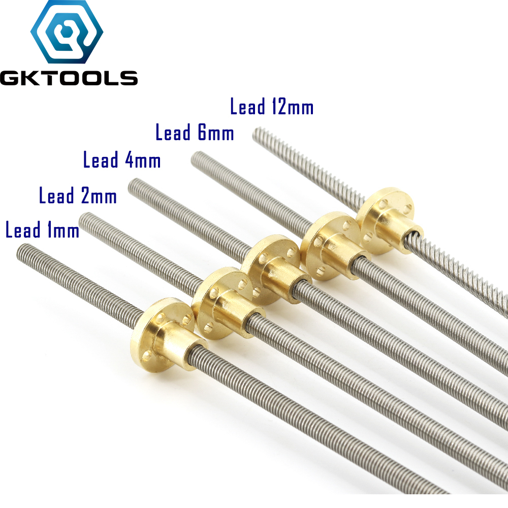 Lead Screw 8Mm - Husillo Trapezoidal de acero inoxidable 304