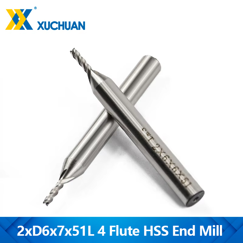 End Mill Set - Fresa de extremo Frez de 2mm
