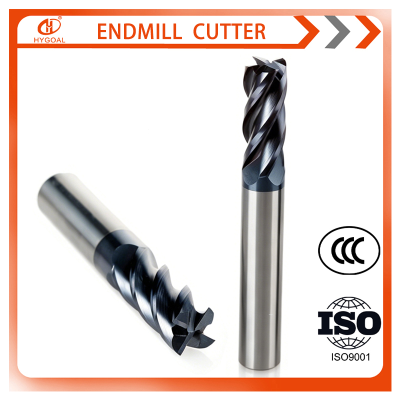 End Mill - Fresa de carburo HYGOAL de 4