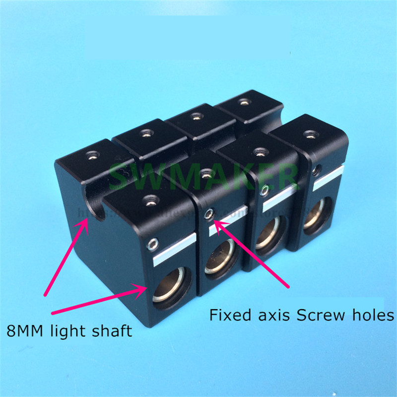 Linear Rod 8Mm - Bloque deslizante cruzado versión actualizada UM2