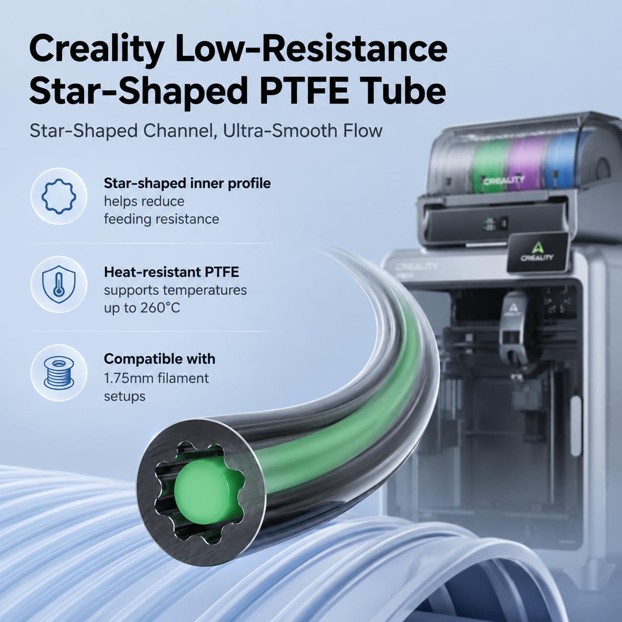 Tubo de PTFE oficial de Creali - Aluminium Profile 2020 reseña y precio