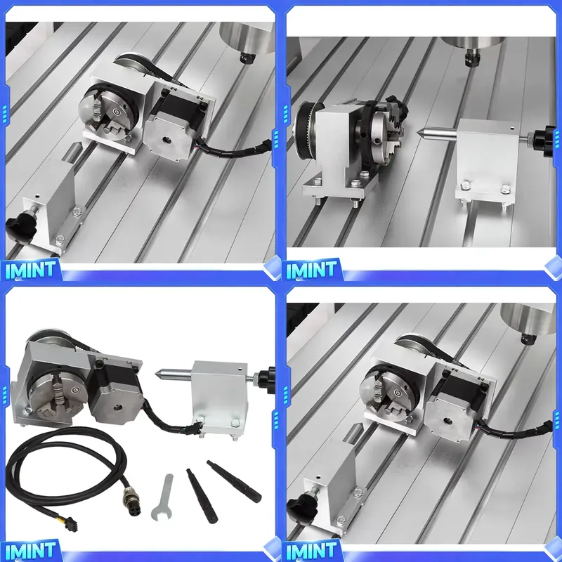 Mesa Rotatoria CNC de 4 Ejes c - Nema23 Stepper reseña y precio