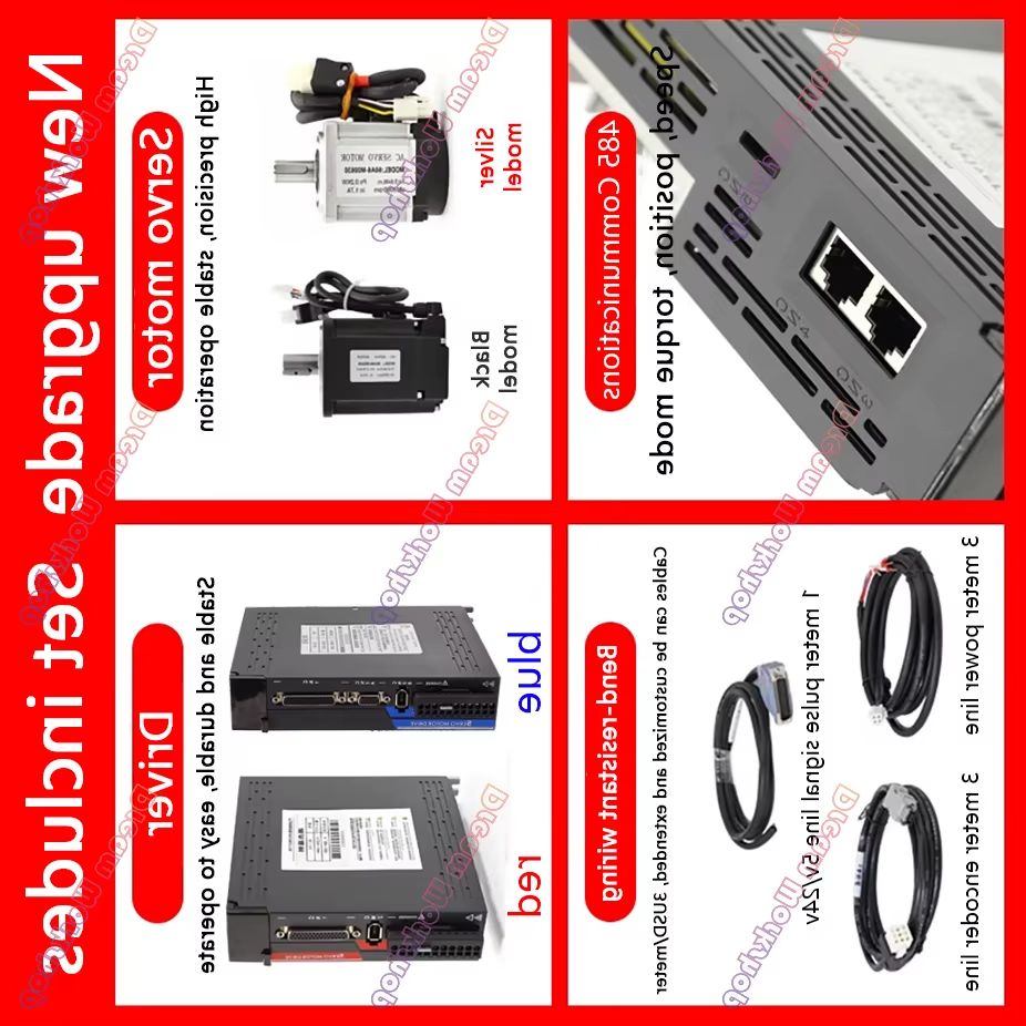 Kit de Motor Servo AC de 1KW/1 - Servo Motor reseña y precio