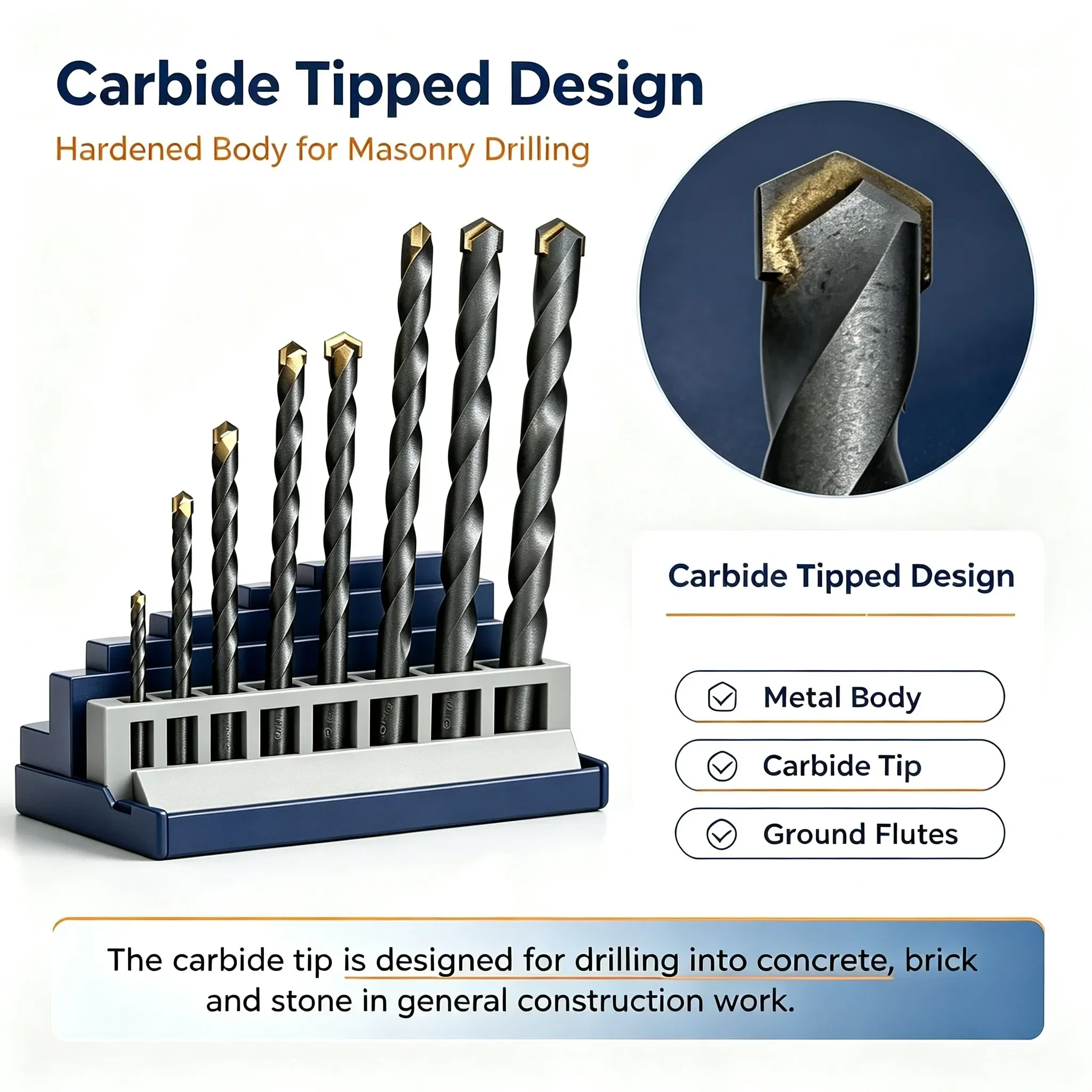 1-8 unidades/lote Brocas de im - Drill Bit Set reseña y precio