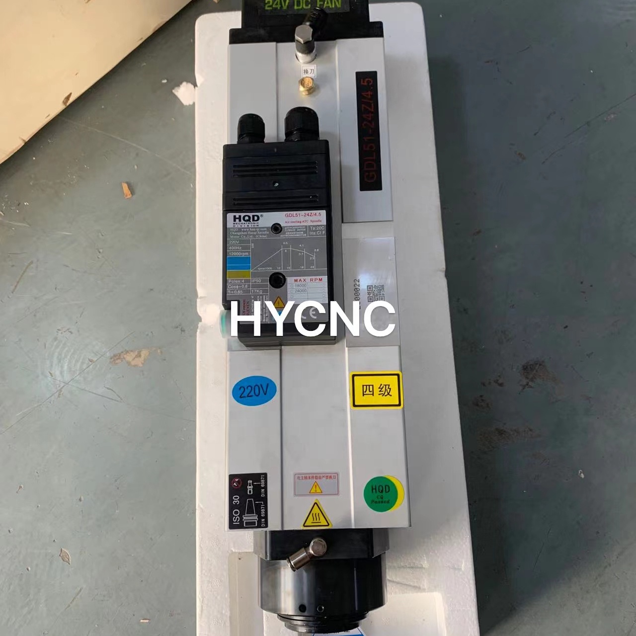 4,5 Kw Atc husillo Iso30 Motor - Cnc Router reseña y precio