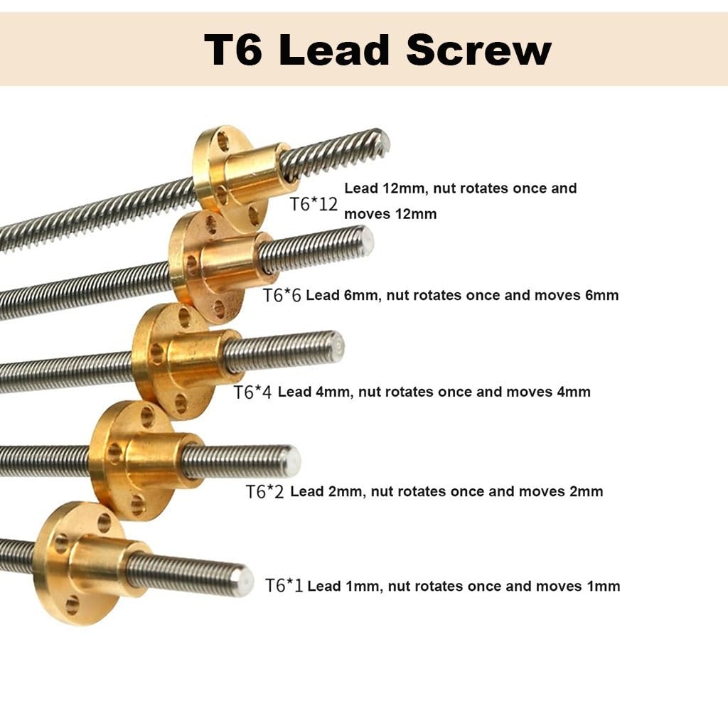 1 Uds T6 tornillo de plomo bri - Lead Screw 8Mm reseña y precio