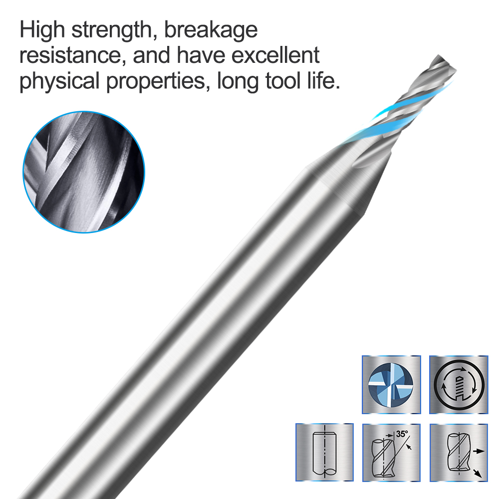 Fresa de extremo Frez de 2mm d - End Mill Set reseña y precio