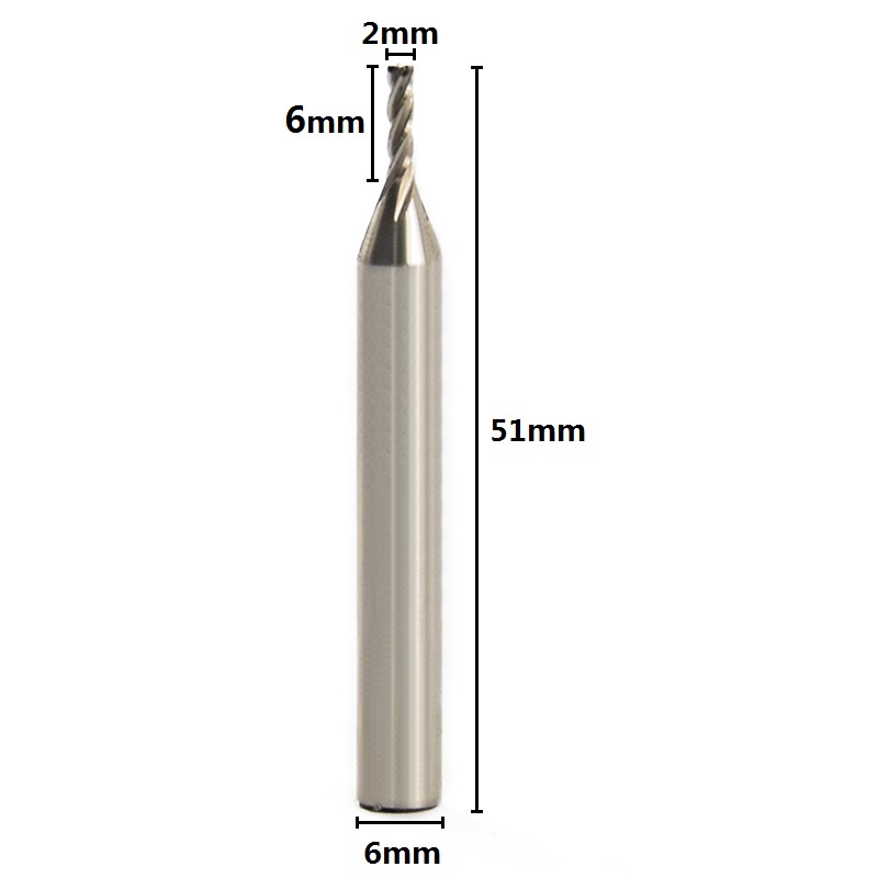 Fresa de extremo Frez de 2mm d - End Mill Set reseña y precio