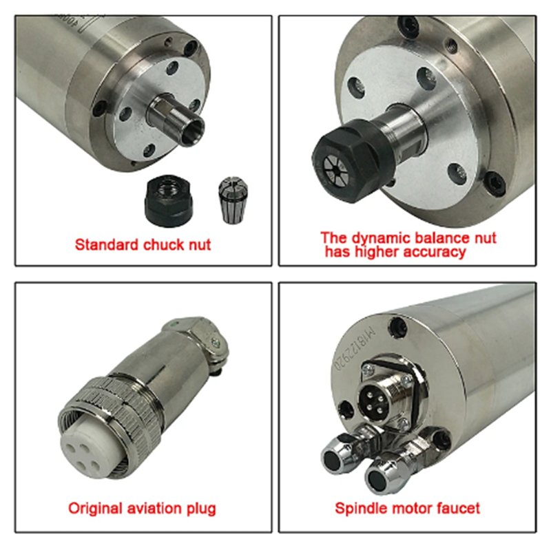 Motor de husillo refrigerado p - Water Cooled Spindle reseña y precio