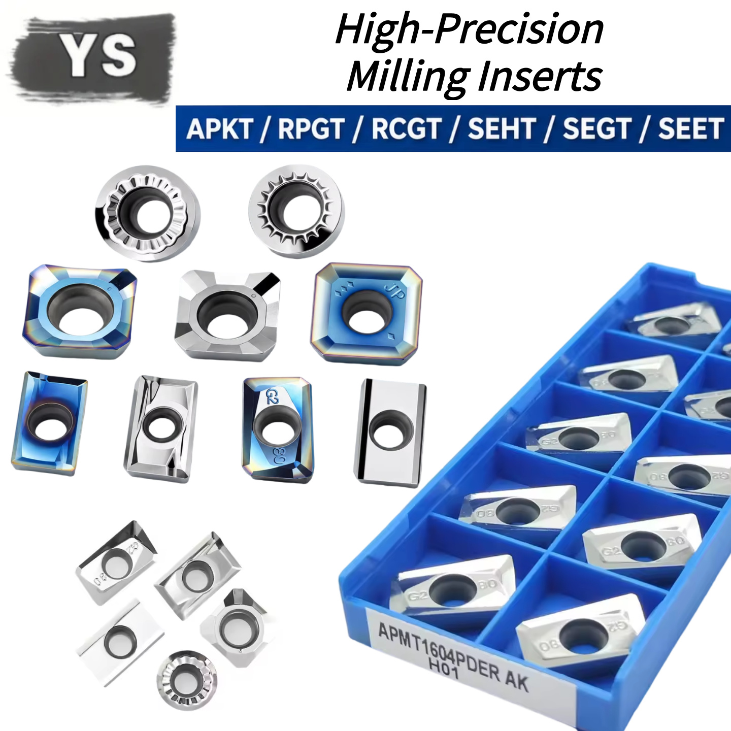 10PCS APKT APGT RCGT SEHT Plaq - End Mill reseña y precio